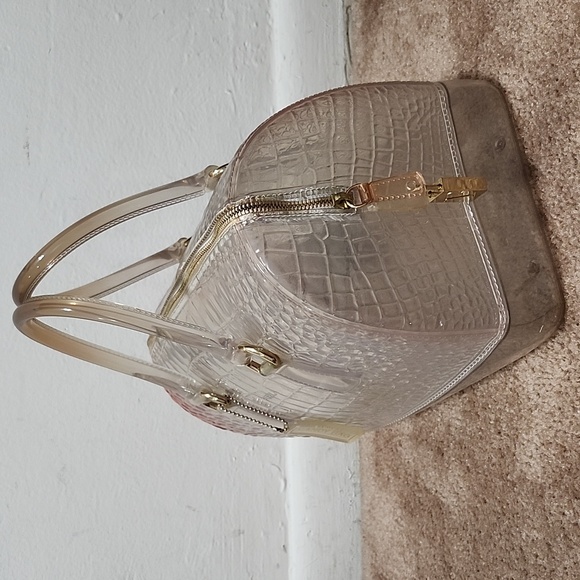 Furla Clear Opaque Jelly PVC Candy Bag Purse Satchel Handbag - Picture 3 of 15